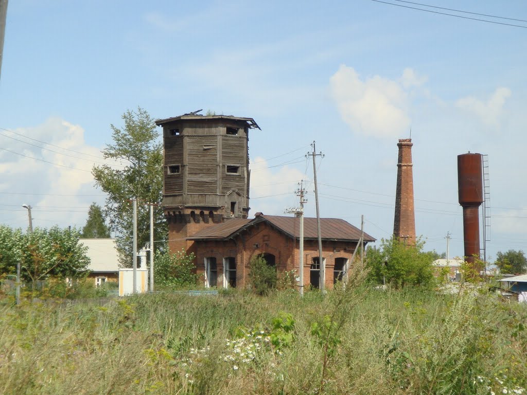 Транссиб, водонапорные сооружения на станции Убинская, Убинское