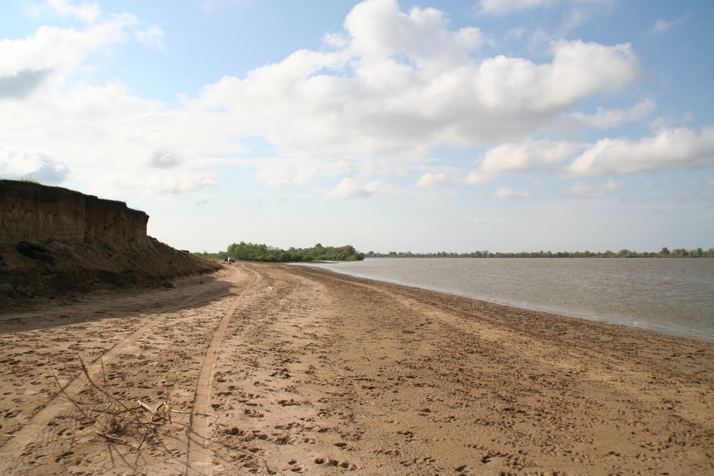 песчаный берег, Нововаршавка