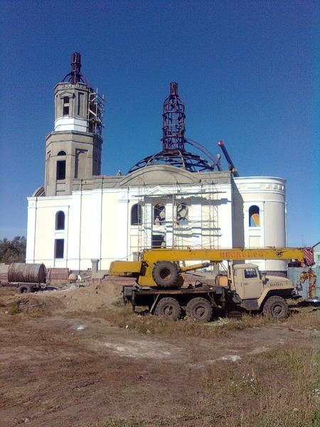Строящаяся церковь, Одесское