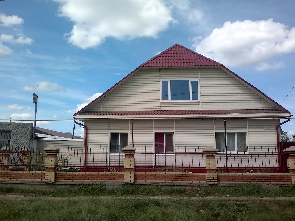 дом отделан сайтингом - смотрится красиво, Тюкалинск