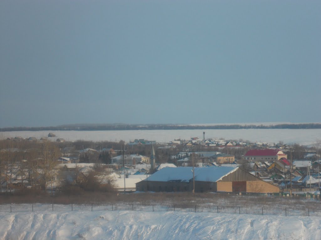 Вид на центральную часть села, Асекеево