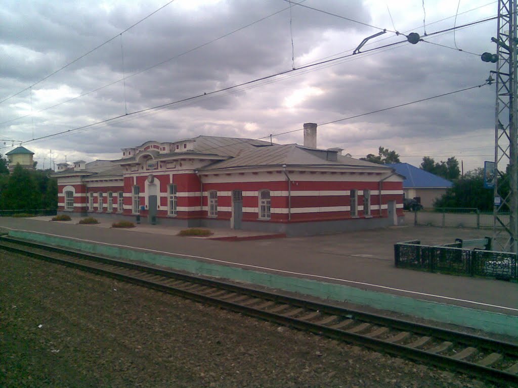 Вокзал, ст.Змиевка - вид с севера, Змиевка