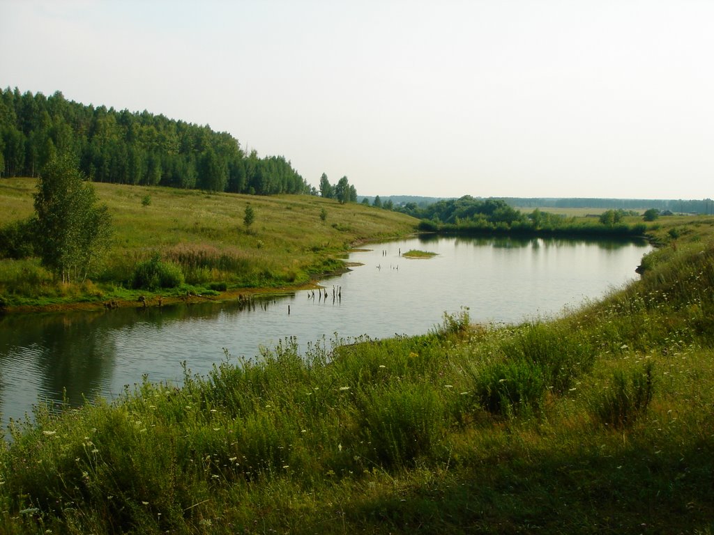 Orel Region, Lake, Нарышкино