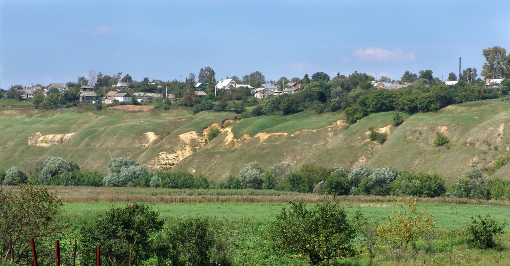 Вид на Новосиль со стороны Заречья, Новосиль