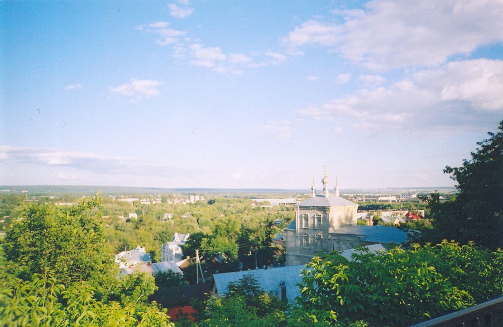 Penza panorama, monastery, Пенза