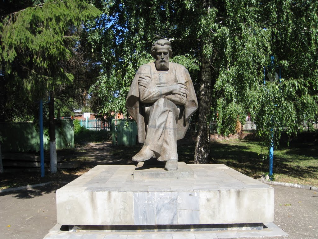 Памятник Яблочкову Павлу Николаевичу, 2009 год, Сердобск