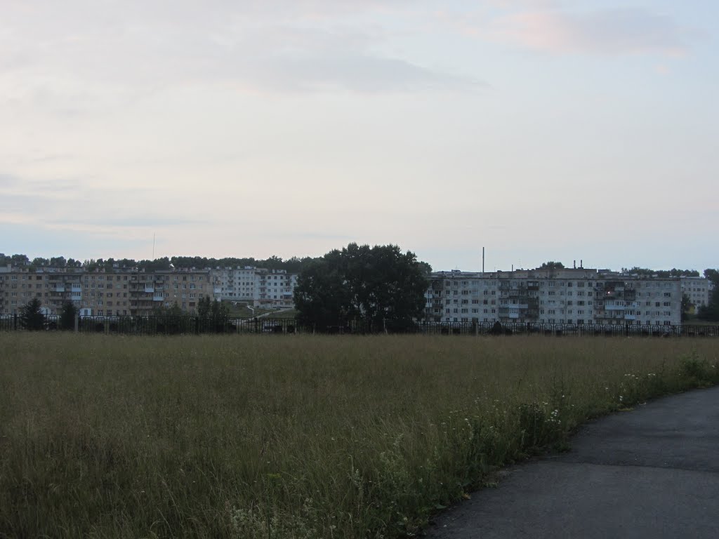 Вид на Горнозаводск со стадиона, Горнозаводск