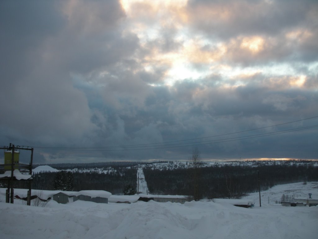 Гремячинск, зимний вид на посёлок Северо-западный, Гремячинск