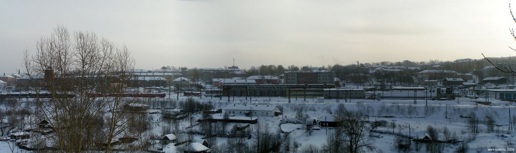 Кизеловское депо - панорама, Кизел