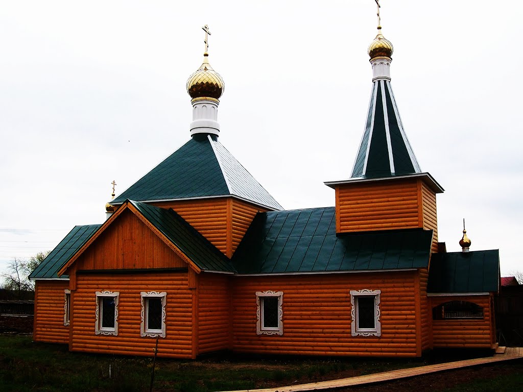 Отреставрированная церковь в Кочёво., Кочево