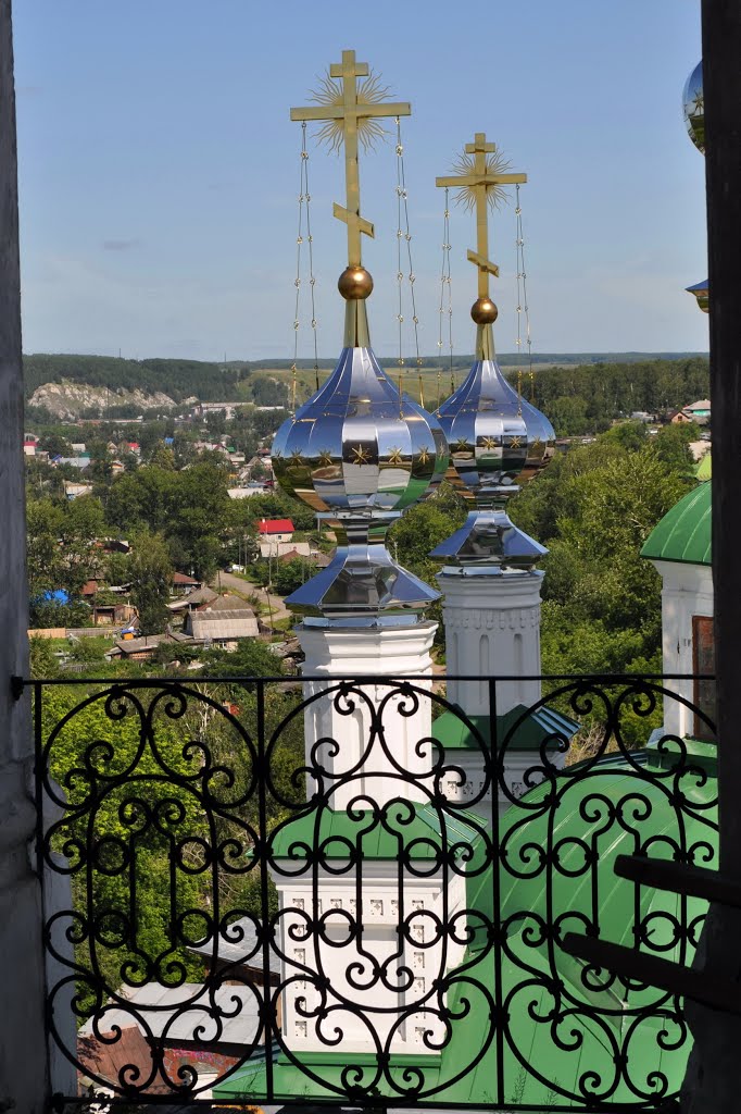 Вид с колокольни Тихвинской церкви, Кунгур