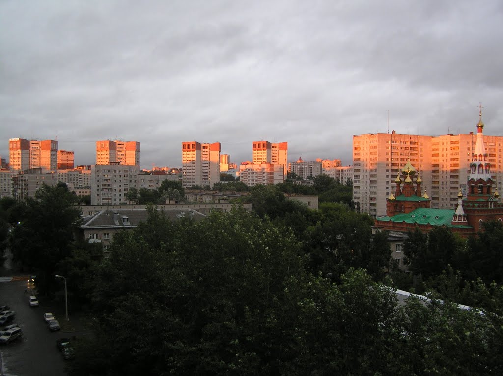 Perm, sunset .Пермь, закат, Пермь