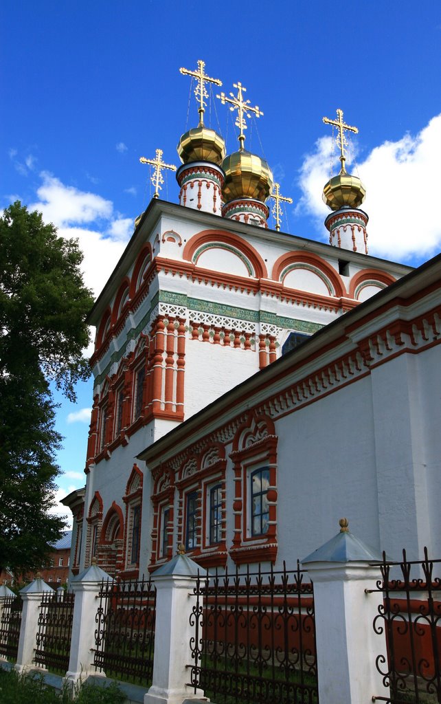 Domes of Bogoyavlenskaya Church., Соликамск
