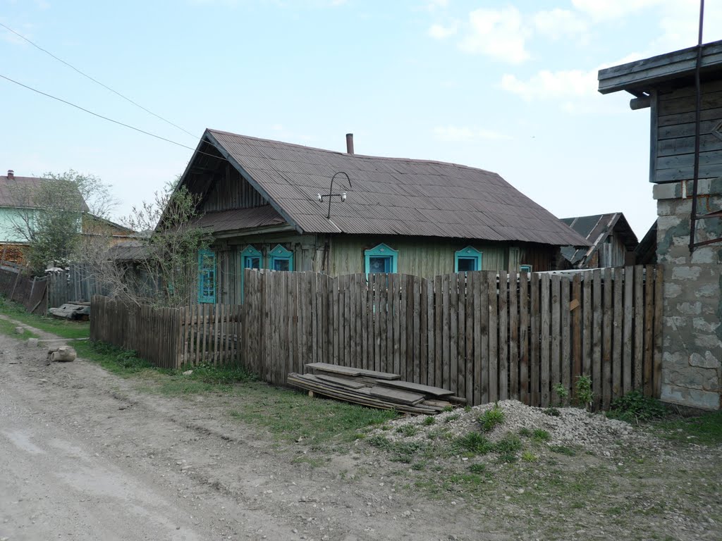 Ust-Kishert, house. Усть-Кишерть, дом, где жила моя бабушка, Усть-Кишерть