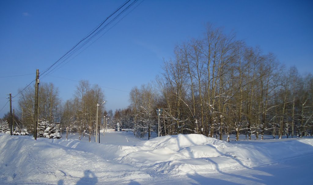 ЧЕРДЫНЬ, парк Победы, февр. 2011., Чердынь