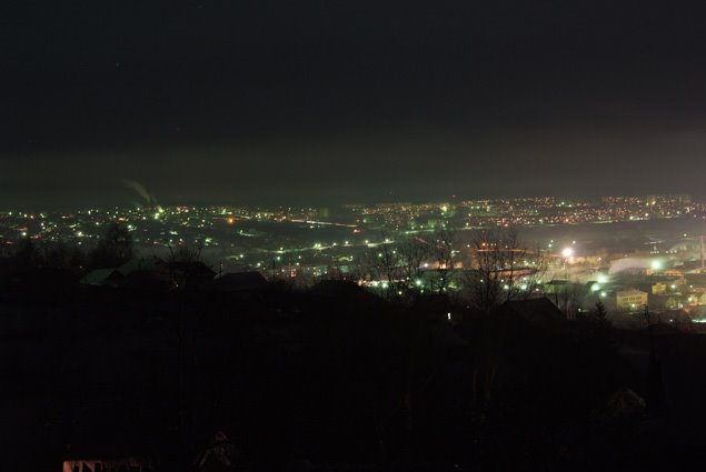 Ночной вид на Новый город, Чусовой