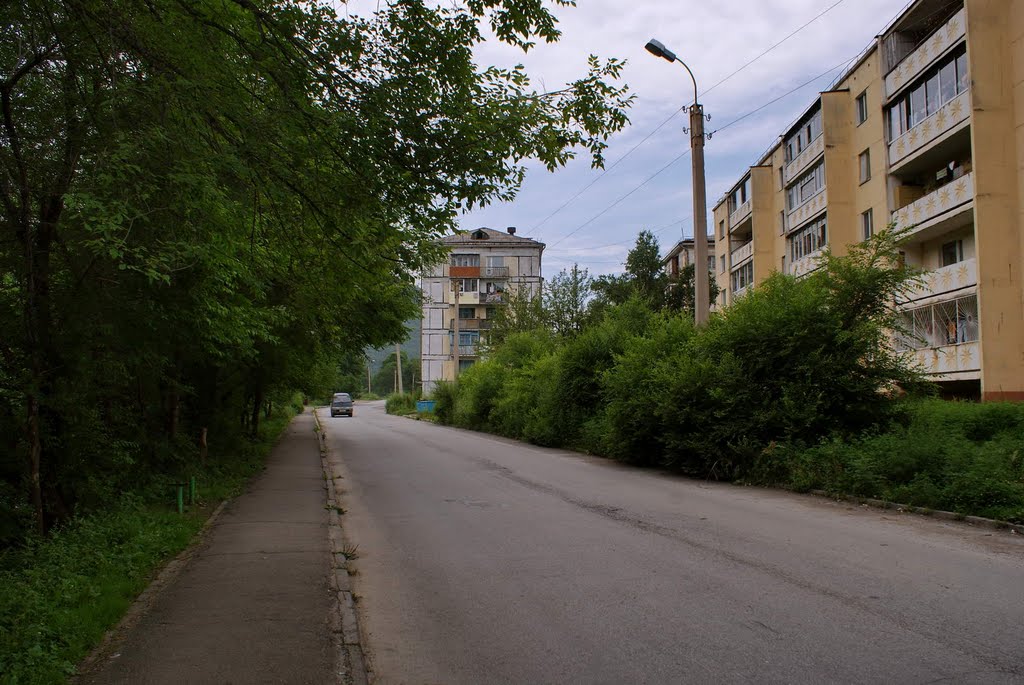 Дальнегорск, улица вдоль реки Рудная, Дальнегорск