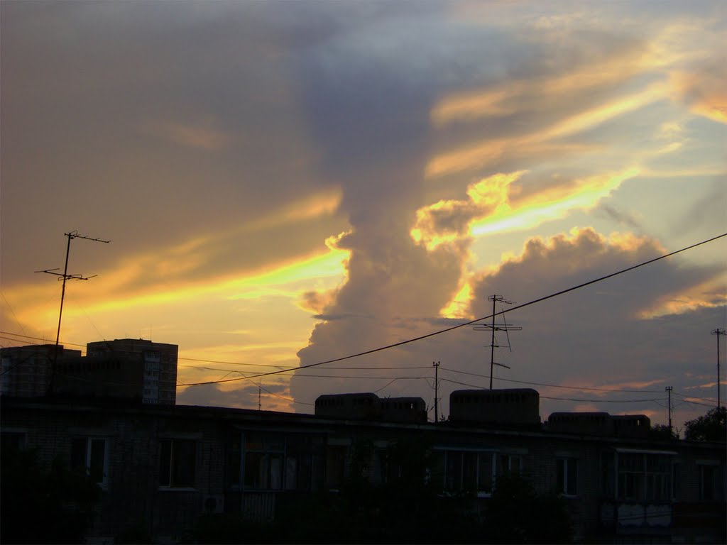 Sunset in Ussuriyk, Уссурийск
