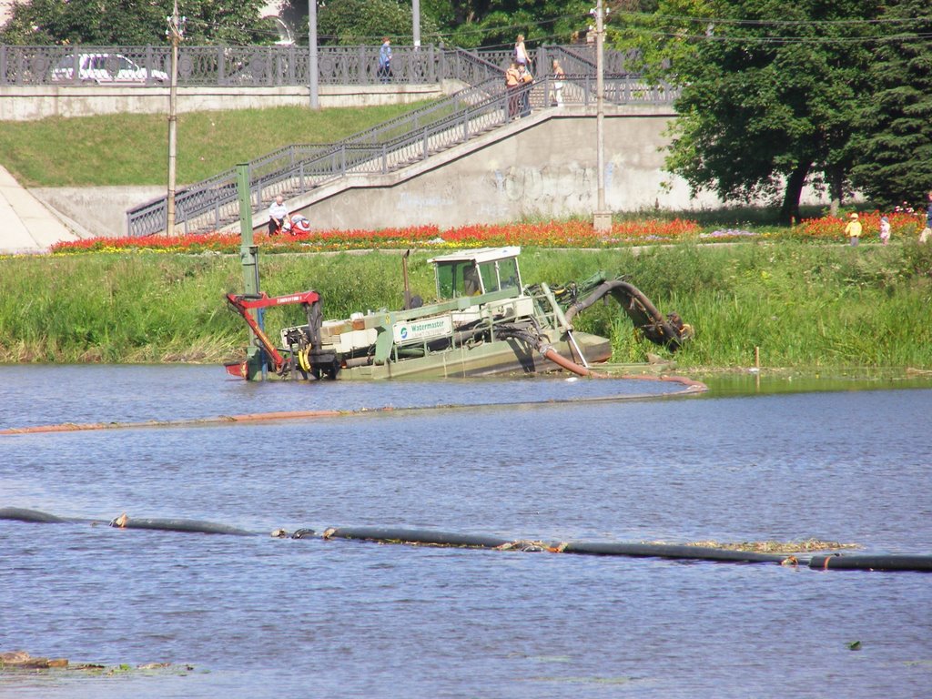 Великие Луки. Очистка реки Ловать (08.08.2006), Великие Луки