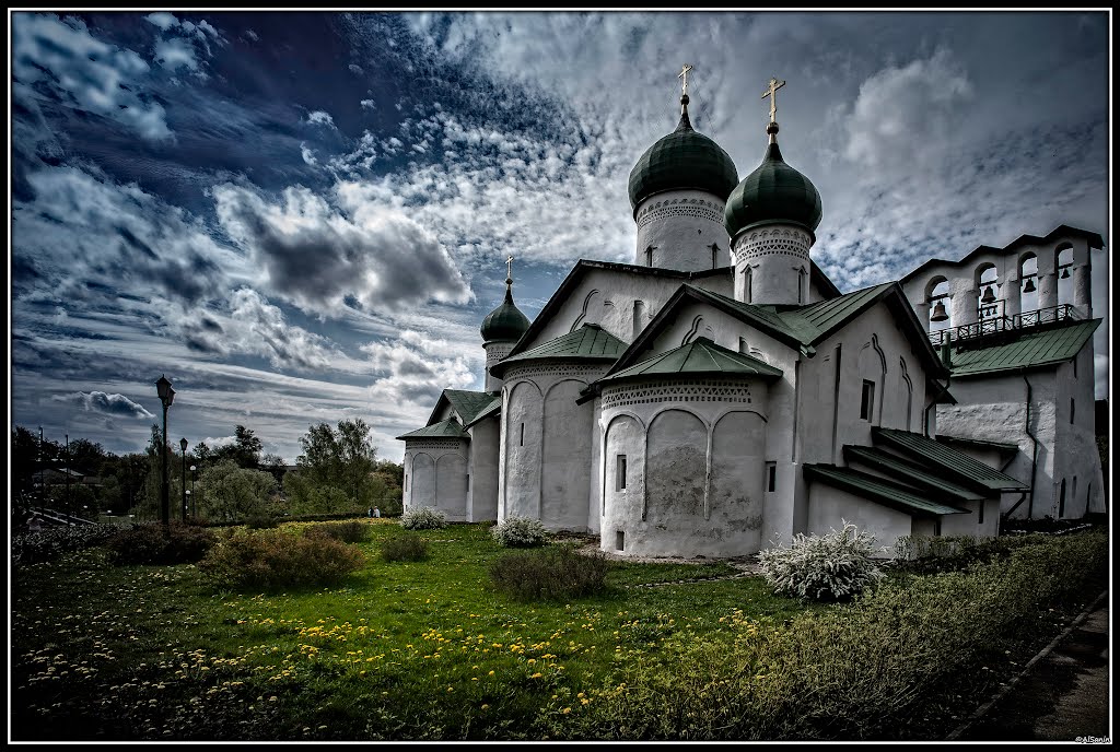 Church of Epiphany s Zapskovya, Pskov. Russia, Псков