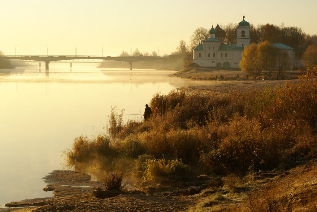 г. Псков, вид на Мирожский монастырь, Псков