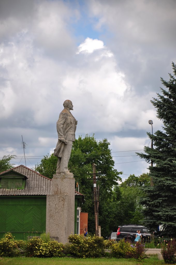 Памятник Ленину г.Пустошка, Пустошка