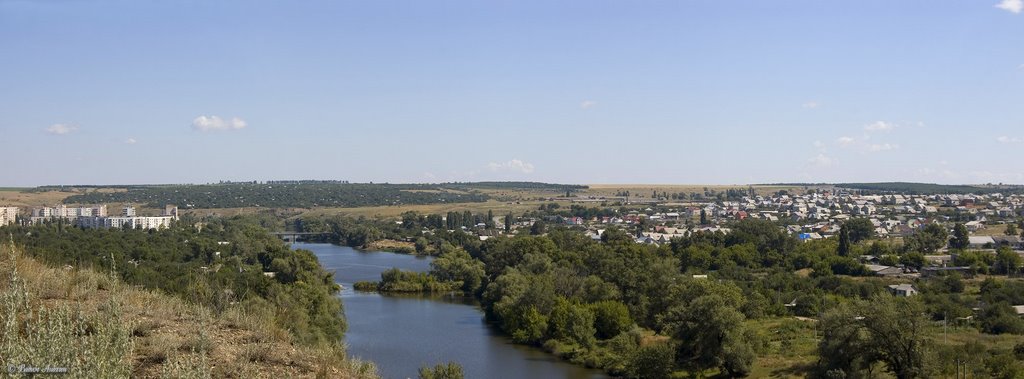 Панорамный вид на Белую Калитву, Аютинск