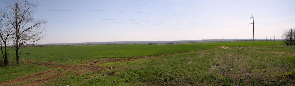 Вид на Морозовск. Панорама., Аютинск
