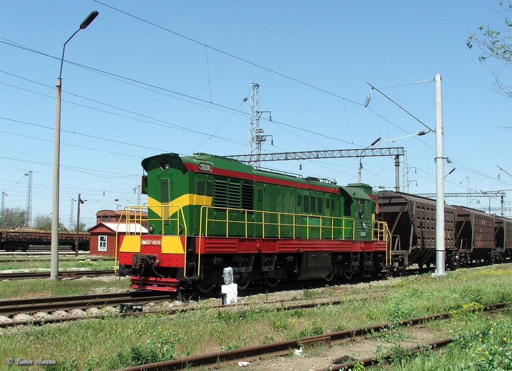 Diesel shunter ChME3T-6576, Батайск