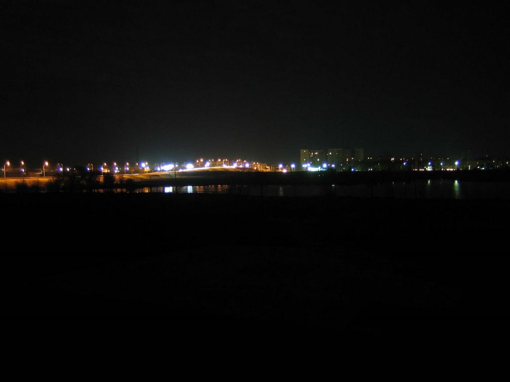 Путепровод ночью, Волгодонск