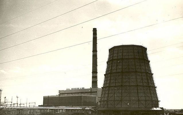 ТЭЦ-2. Фото 1978 года, Волгодонск