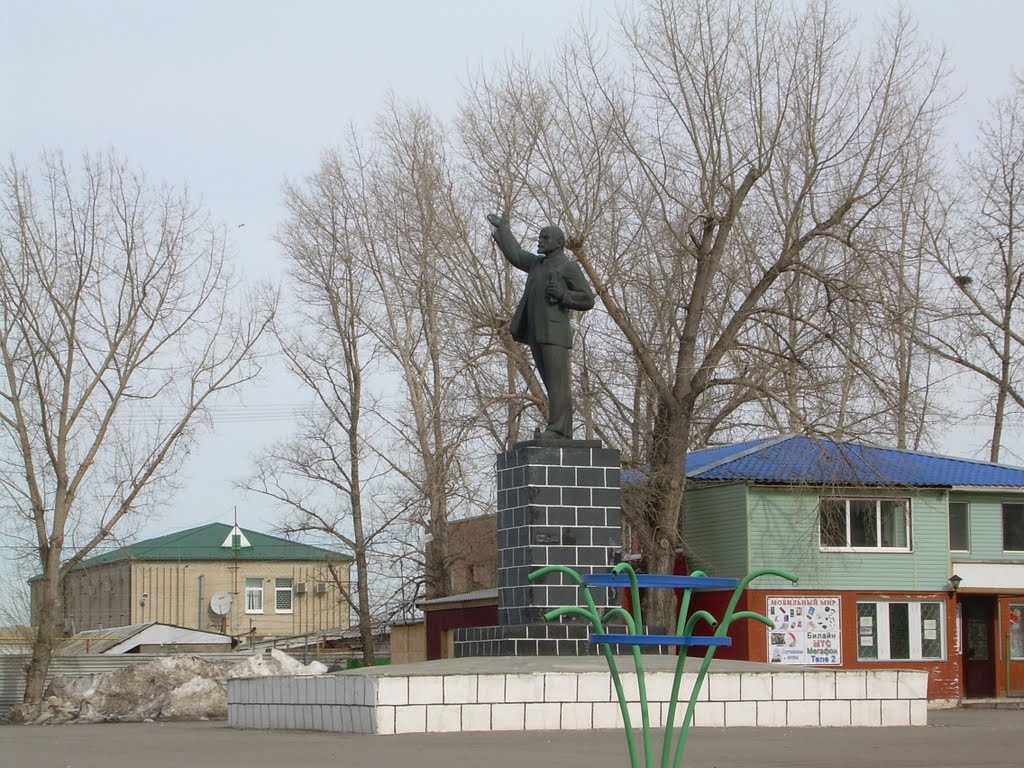 Памятник Ленину в центре, Казанская