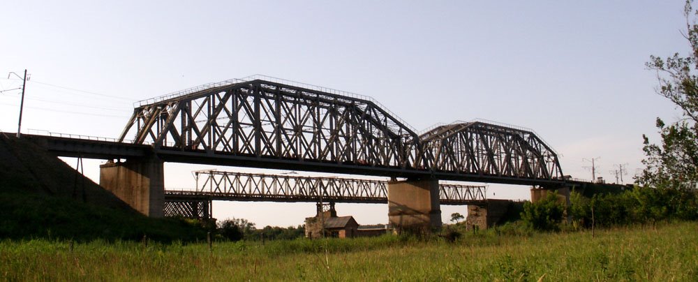 Ж.Д. мост через Северский Донец, Каменск-Шахтинский