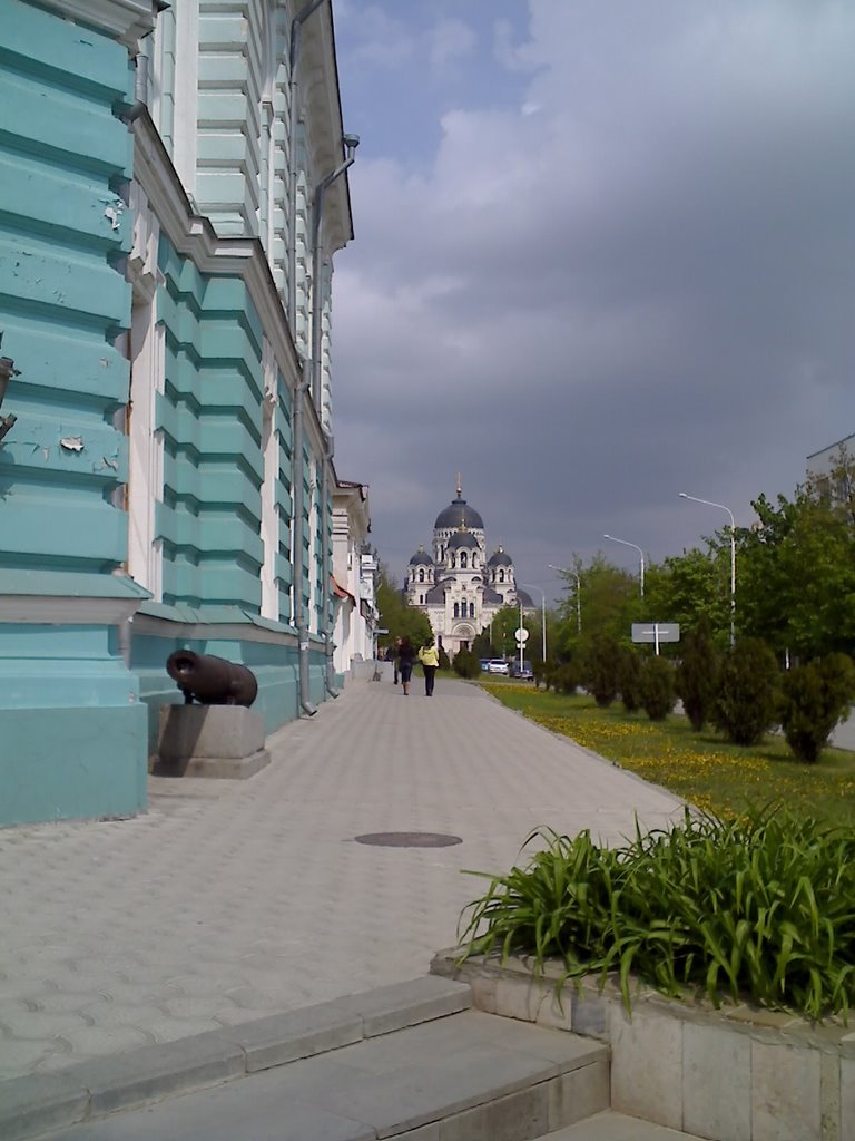 вид на собор, Новочеркасск