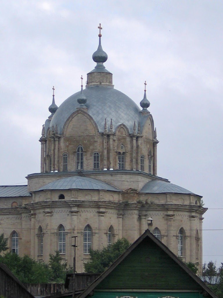 Троицкий собор в Гусю Железном, фрагмент, Гусь Железный