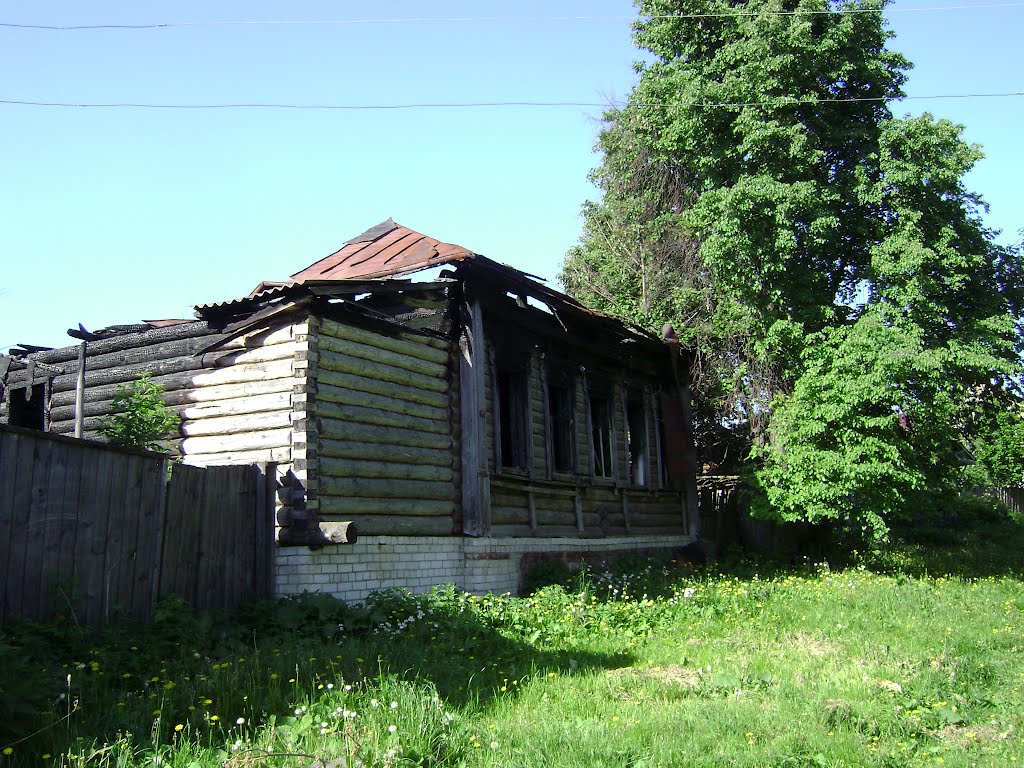 сгоревший дом священномученика Илии (Громогласова), Ермишь