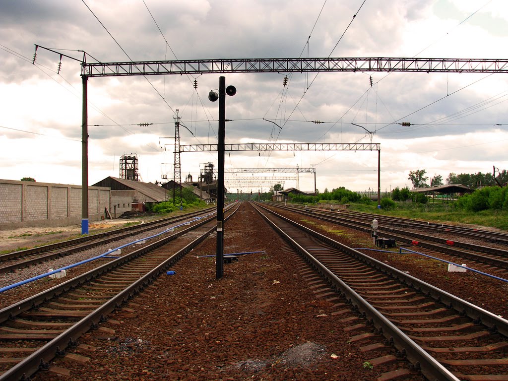 Железнодорожные пути в Милославском (2011 г.), Милославское