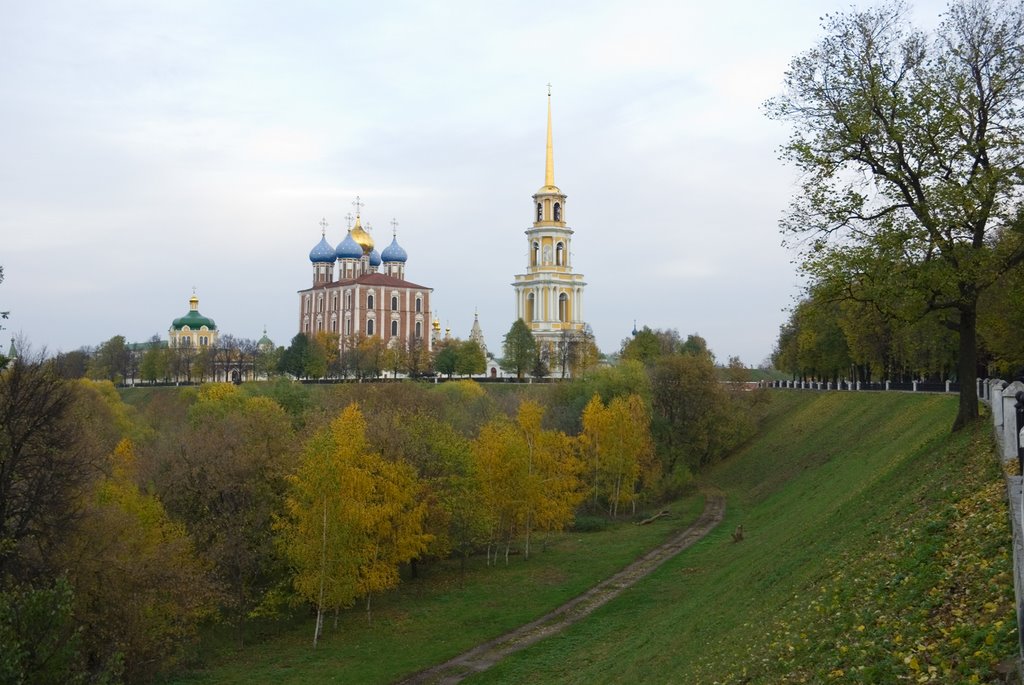 View on Ryazan Kremlin / Вид на рязанский кремль, Рязань