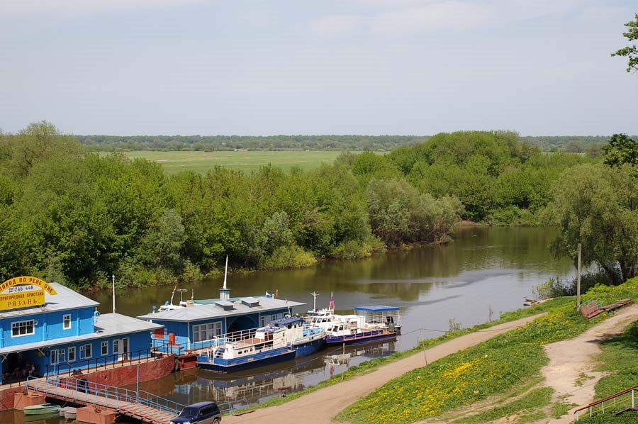 Пристань на реке Трубеж / Quay on the river Trubezh (19/05/2007), Рязань