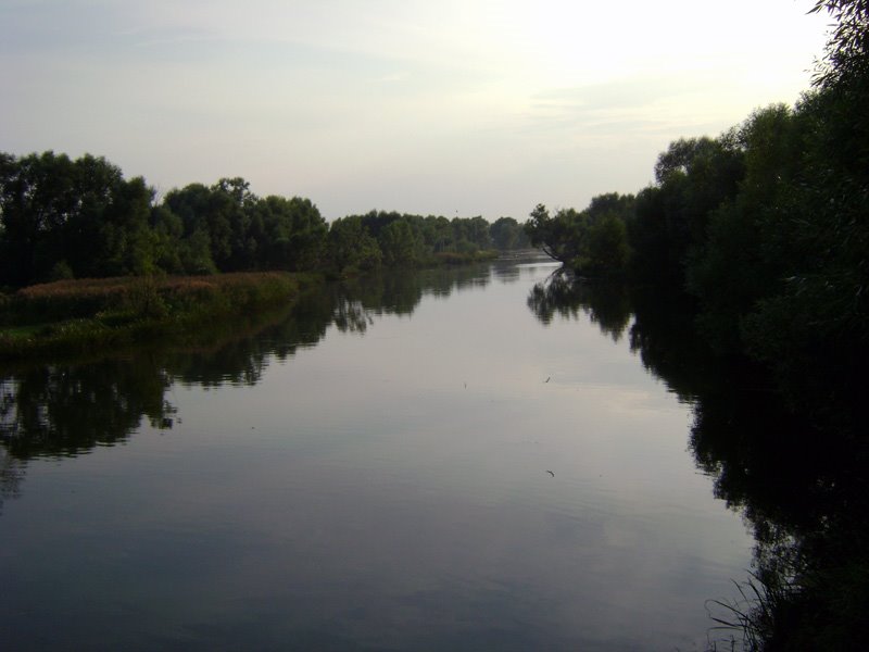 Summer evening @ Mashka river, Сапожок