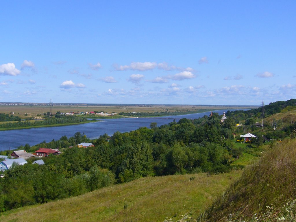Вид на Оку со Старой Рязани, Спасск-Рязанский