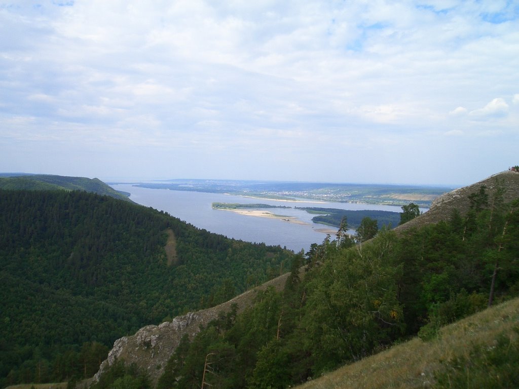 Вид с горы" Стрельная", Зольное