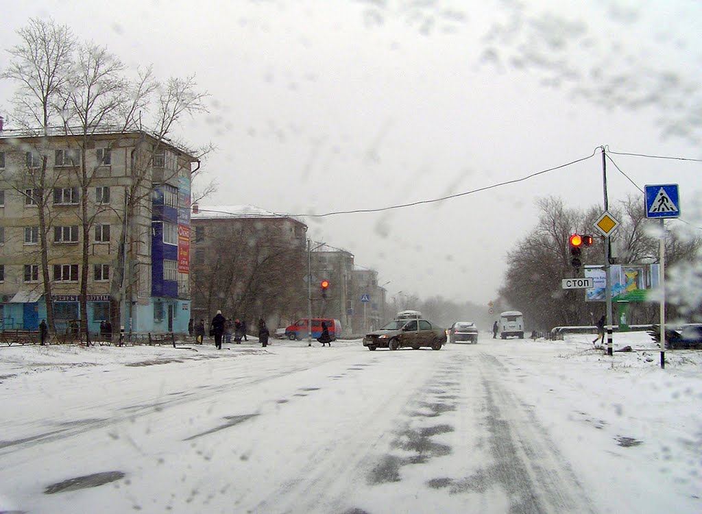 улица Ленина, 27 "Б" - хлебный перекрёсток, Нефтегорск