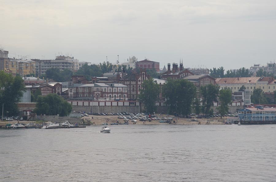 Вид на Жигулёвский пивзавод и город / View of the brewery "Zhigulyovskiy" and the central part of Samara city (05/08/2007), Самара