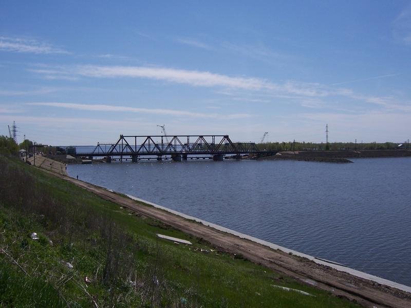 ЖД мост через Сызранку, Сызрань