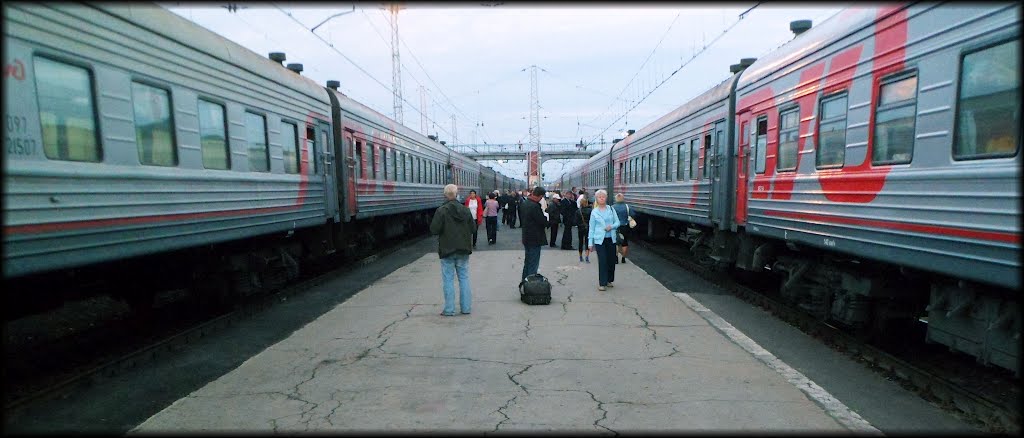 На платформе Сызранского вокзала, Сызрань