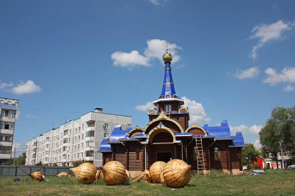 Чапаевск-строящийся казанский храм, Чапаевск