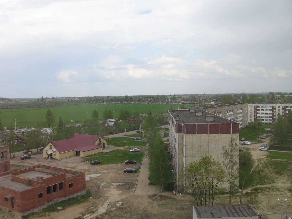 View from Izhorskaya 28, Коммунар