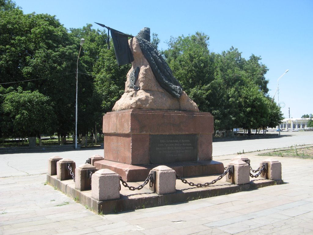 Памятник Я.П. Бакланову, Александровская