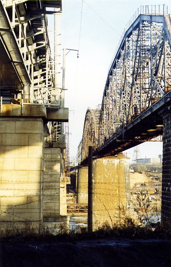 старые ЖД мосты, Волхов